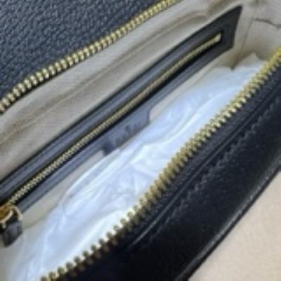wholesale quality gucci ophidia shoulder bags 722117 black leather